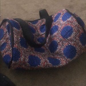 Flower duffel bag